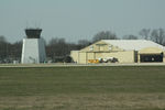 Decatur Airport (DEC) - Decatur tower and ramp, Decatur IL USA - by Timothy Aanerud
