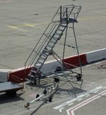 Paris Orly Airport, Orly (near Paris) France (LFPO) - towed stairs (for servicing / maintenance?) at Paris/Orly airport - by Ingo Warnecke