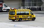Salzburg Airport - Follow-Me vehicle at Salzburg airport - by Ingo Warnecke