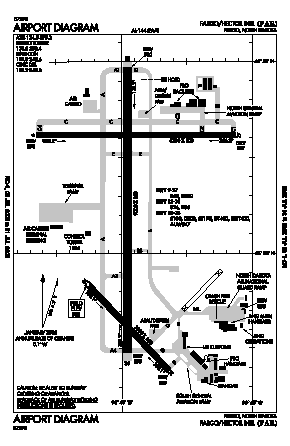 Hector International Airport (FAR) diagram