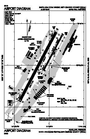 John Wayne Airport-orange County Airport (SNA) diagram