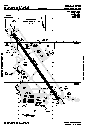 Robins Afb Airport (WRB) diagram