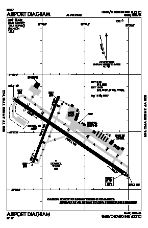 Gary/chicago International Airport (GYY) diagram