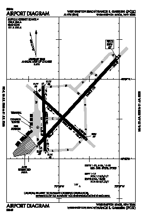 Francis S Gabreski Airport (FOK) diagram