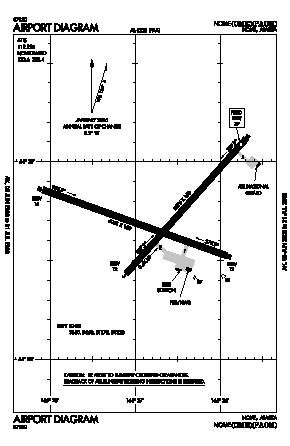 Nome Airport (OME) diagram