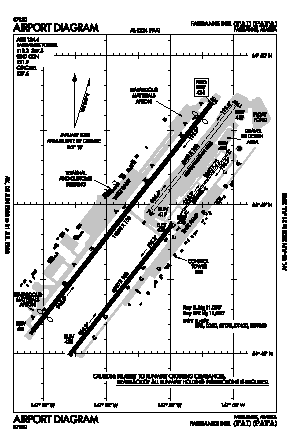 Fairbanks International Airport (FAI) diagram