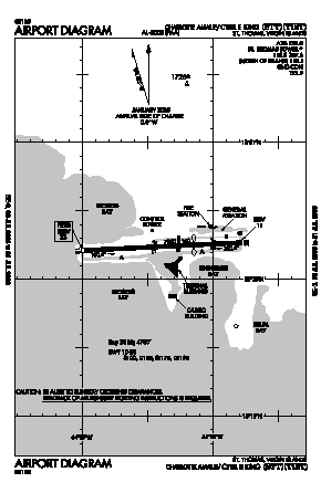 Cyril E King Airport (STT) diagram