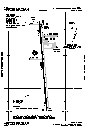 Sugar Land Regional Airport (SGR) diagram