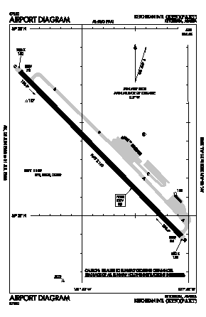 Ketchikan International Airport (KTN) diagram