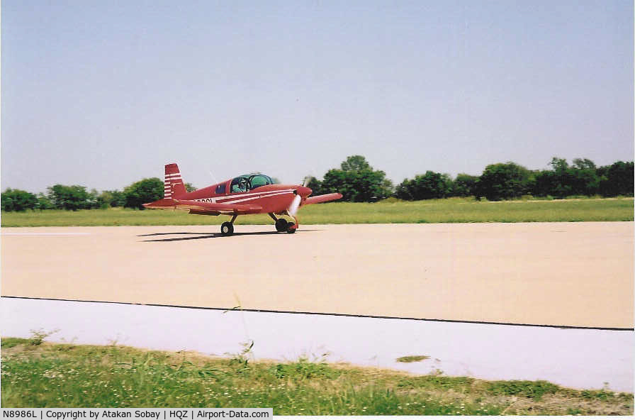 N8986L, 1974 Grumman American AA-1B Trainer C/N AA1B-0436, Take-off