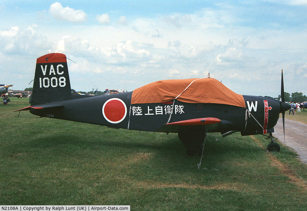 N2108A, 1956 Fuji LM-1 Nikko C/N LM-11, All wrapped up at Oshkosh1987