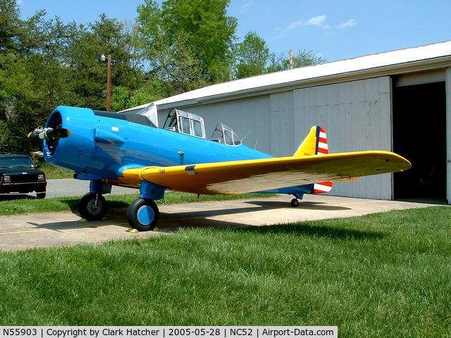 N55903, 1939 North American NA-64 C/N 64-3022, BT-14, N55903, fomerly Yale RCAF3425