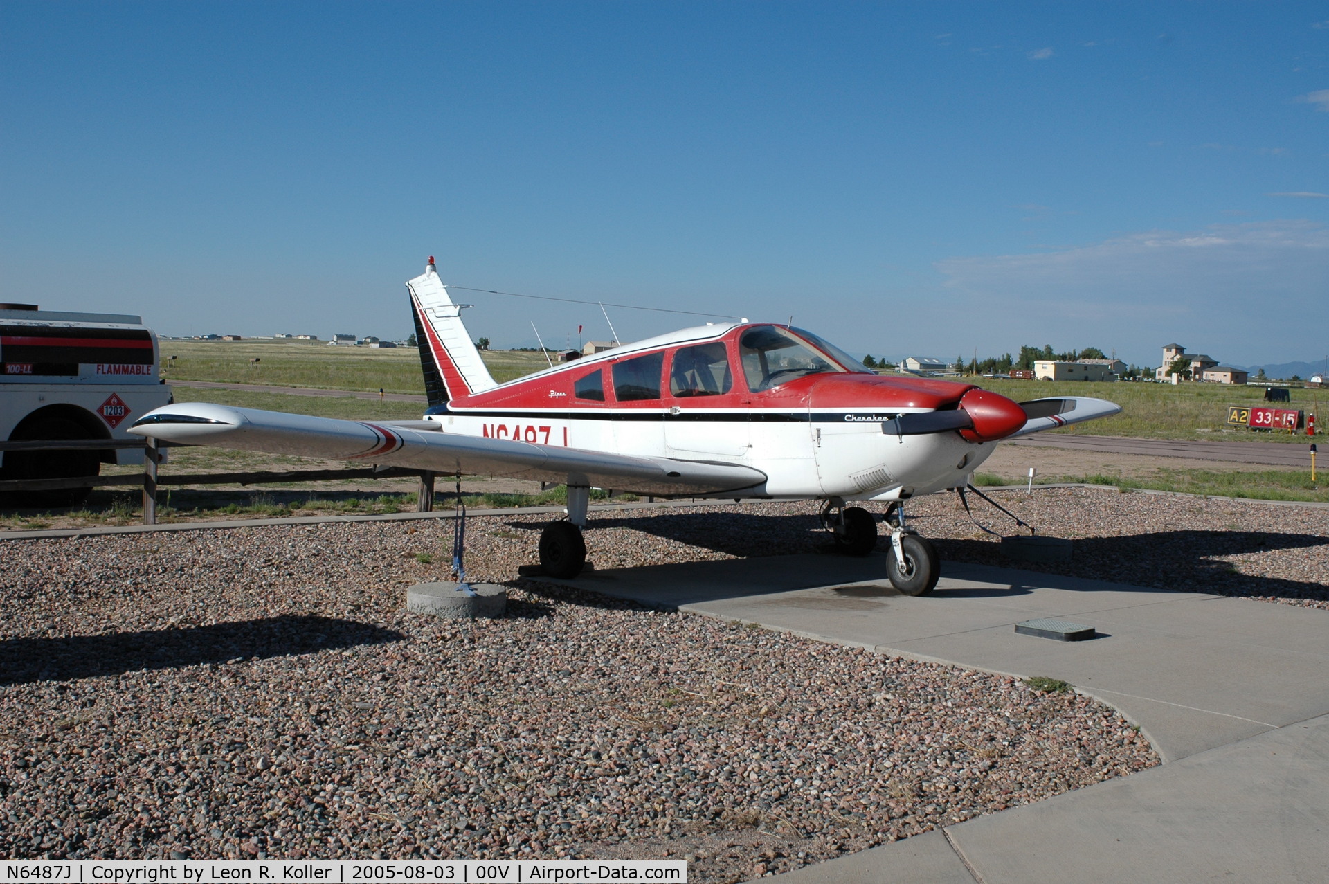 N6487J, 1968 Piper PA-28-180 C/N 28-4917, Based at MeadowLake Airport (00V), Colorado