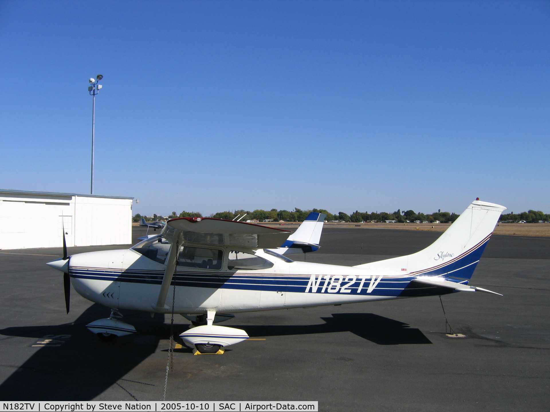 N182TV, 1969 Cessna 182M Skylane C/N 18259913, Carter Flygare 1969 Cessna 182M at Sacramento Executive Airport, CA