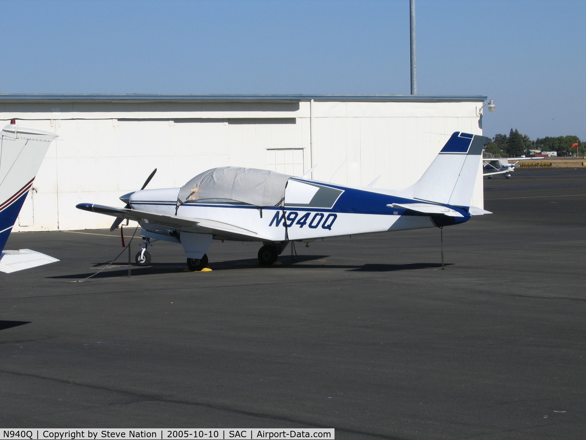 N940Q, 1961 Beech 35-B33 Debonair C/N CD-398, Carter Flygare 1961 Beech 35-B33 at Sacramento Executive Airport, CA