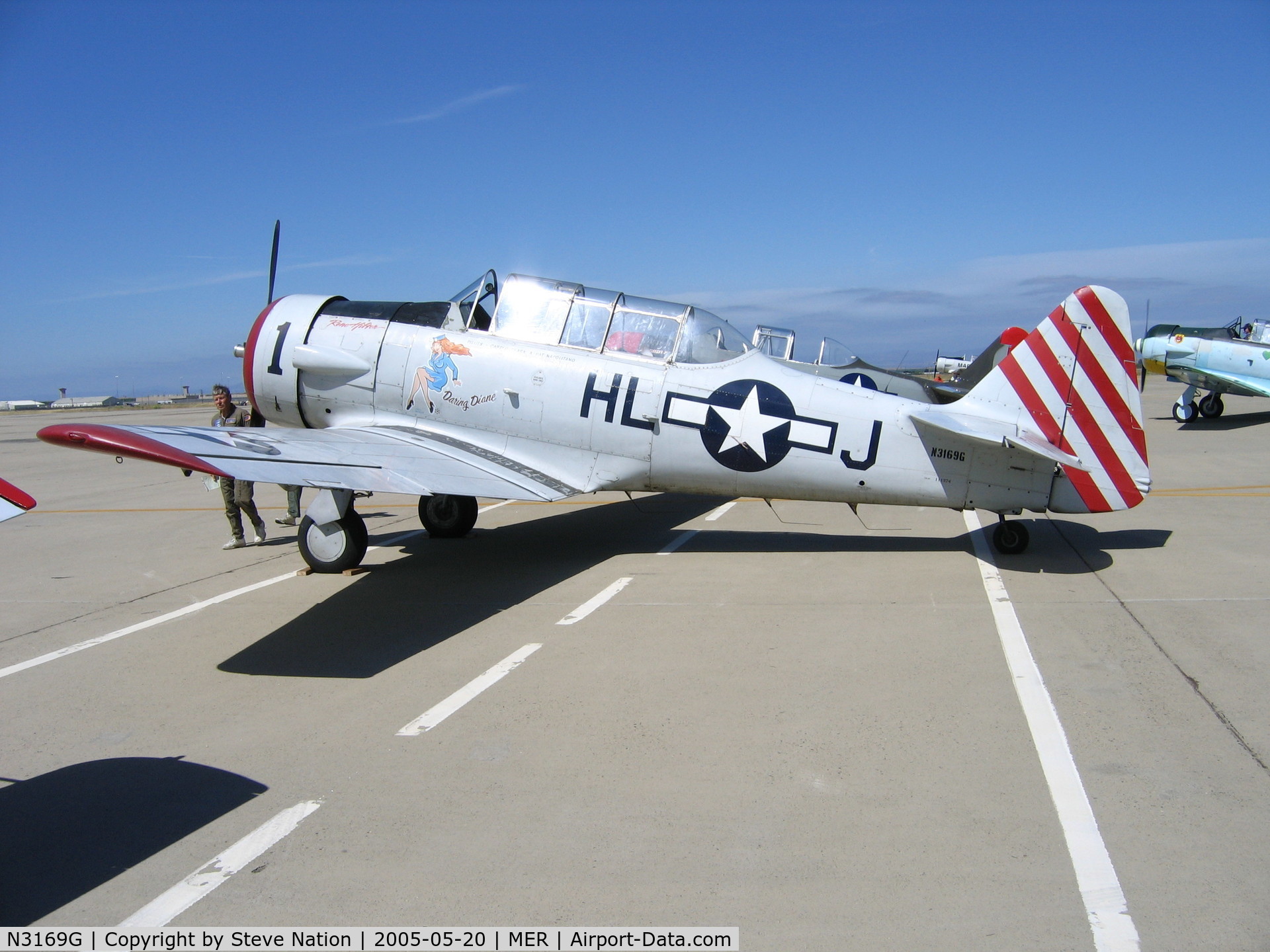 N3169G, 1945 North American AT-6F Texan C/N 121-42937, Carter Clark's AT-6F (ex-BuAer 111974) painted as USAAF Code 