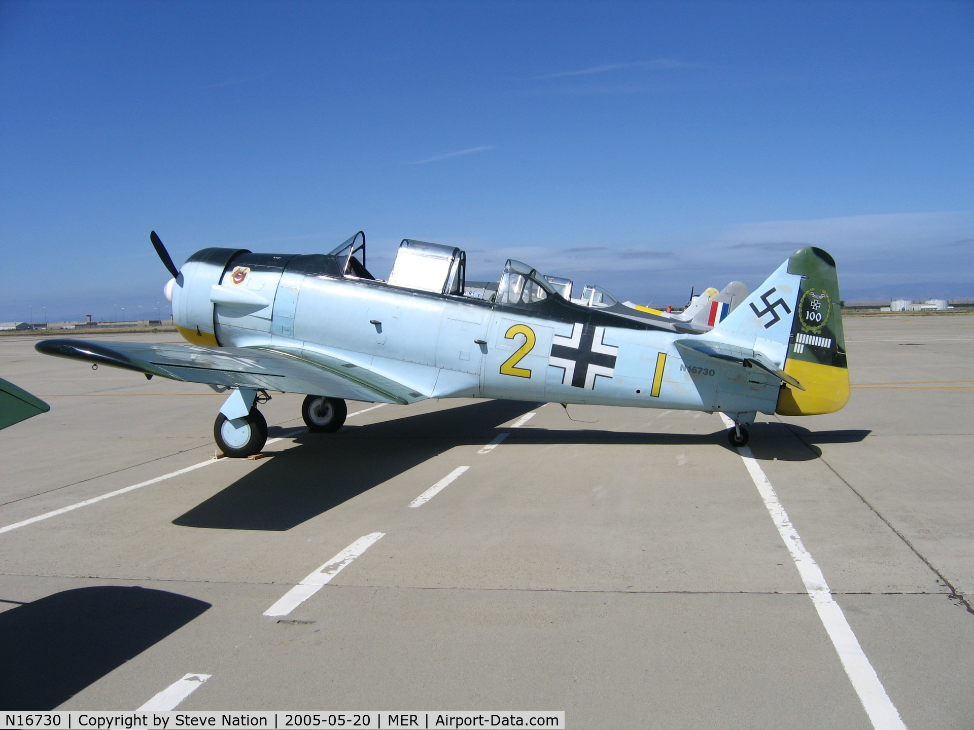 N16730, 1941 North American AT-6C C/N 75-3473, Ray Schutte's AT-6C in Luftwaffe colors 