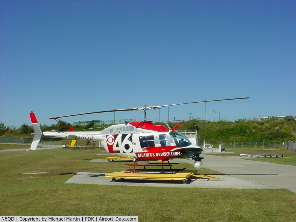 N6QD, 1992 Bell 206B C/N 4247, WGCL CBS46 Atlanta News