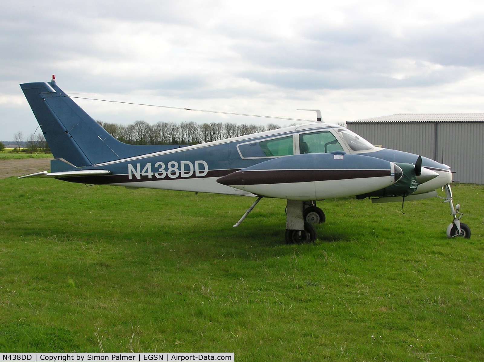 N438DD, 1960 Cessna 310D C/N 39278, Cessna 310 at Bourn, Cambridgeshire