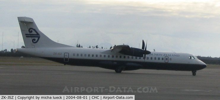 ZK-JSZ, 1993 ATR 72-212 C/N 385, ATR 72 in Air New Zealand (Mount Cook Airlines) and Origin Pacific Hybrid Colour Scheme