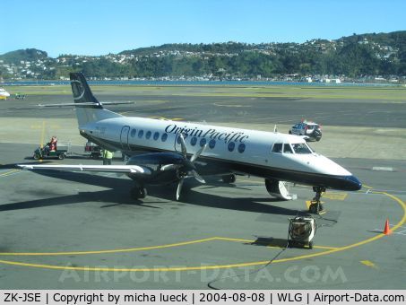 ZK-JSE, 1995 British Aerospace Jetstream 41 C/N 41046, J41 of Origin Pacific at NZ's Capital City Wellington
