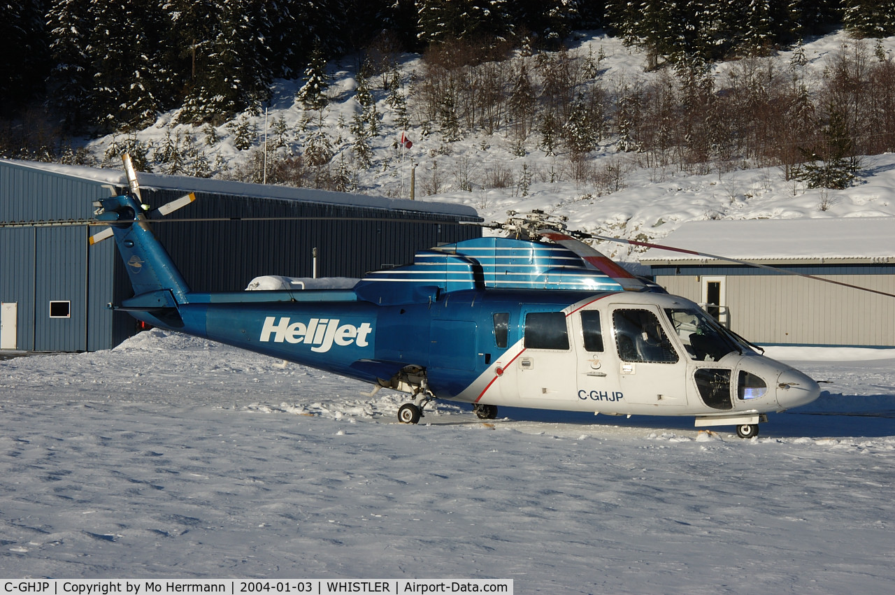C-GHJP, 1980 Sikorsky S-76A C/N 760065, HeliJet Sikorsky at Whistler, the famous skiresort north of Vancouver