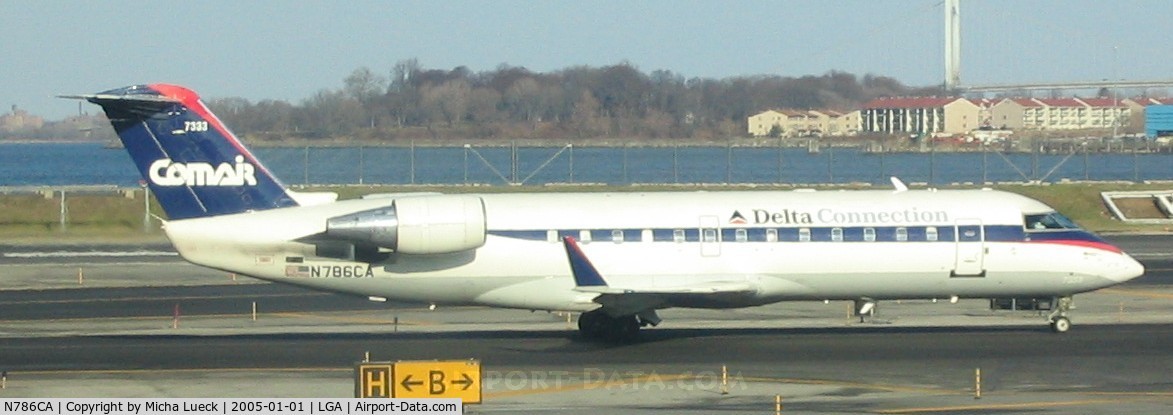 N786CA, 1999 Bombardier CRJ-100ER (CL-600-2B19) C/N 7333, Comair for Delta Connection