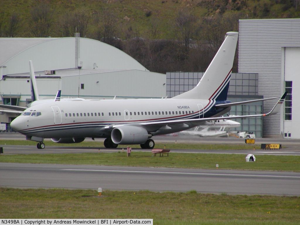 N349BA, 2000 Boeing 737-73Q C/N 30789, B737 used by Boeing