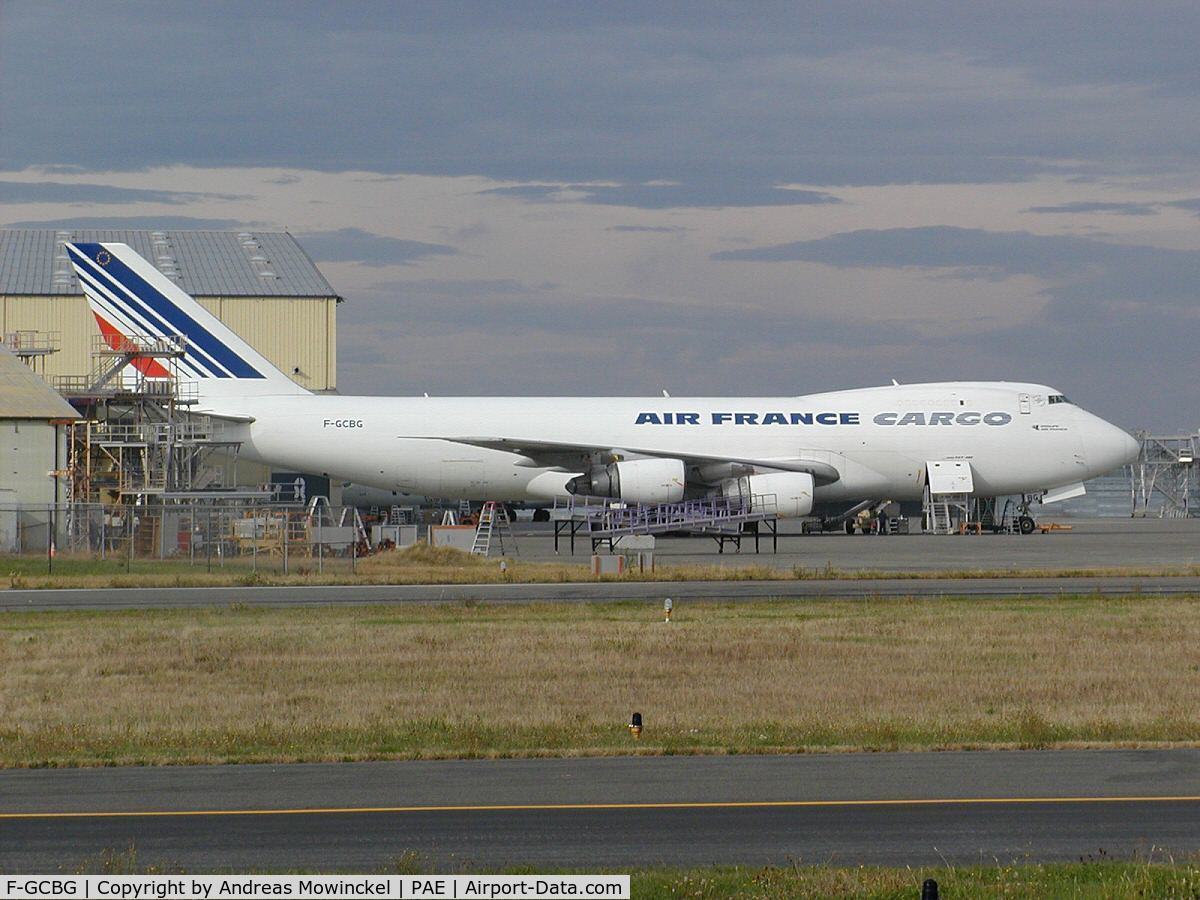 F-GCBG, 1982 Boeing 747-228F/SCD C/N 22939, Air France Cargo Boeing 747 at Paine Field Airport