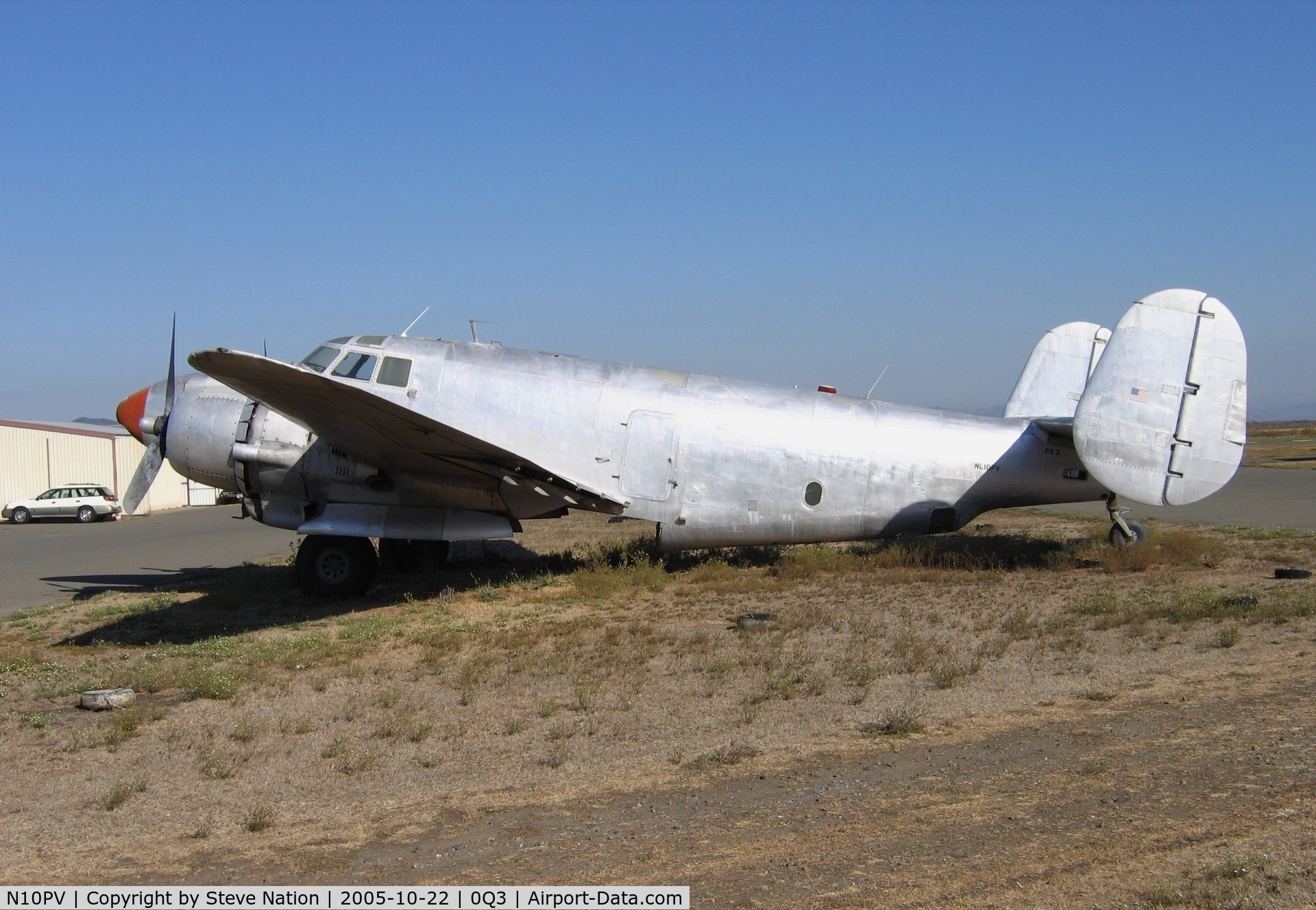 N10PV, 1944 Lockheed PV-2 Harpoon C/N 15-1182, 1944 Lockheed PV-2 (ex-sprayer) at Sonoma Valley-Schelleville, CA (as NL10PV)