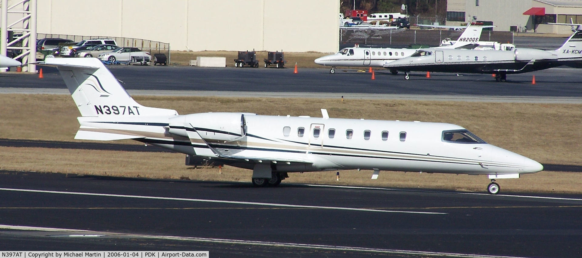 N397AT, 2000 Learjet Inc 45 C/N 105, Taxing to 20L