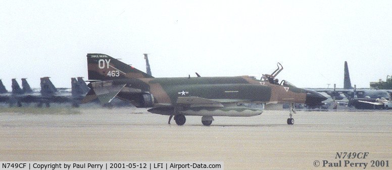 N749CF, 1965 McDonnell F-4D Phantom II C/N 1813 (65-0749), Flown on this day by Brig. Gen. Steve Ritchie (RET)