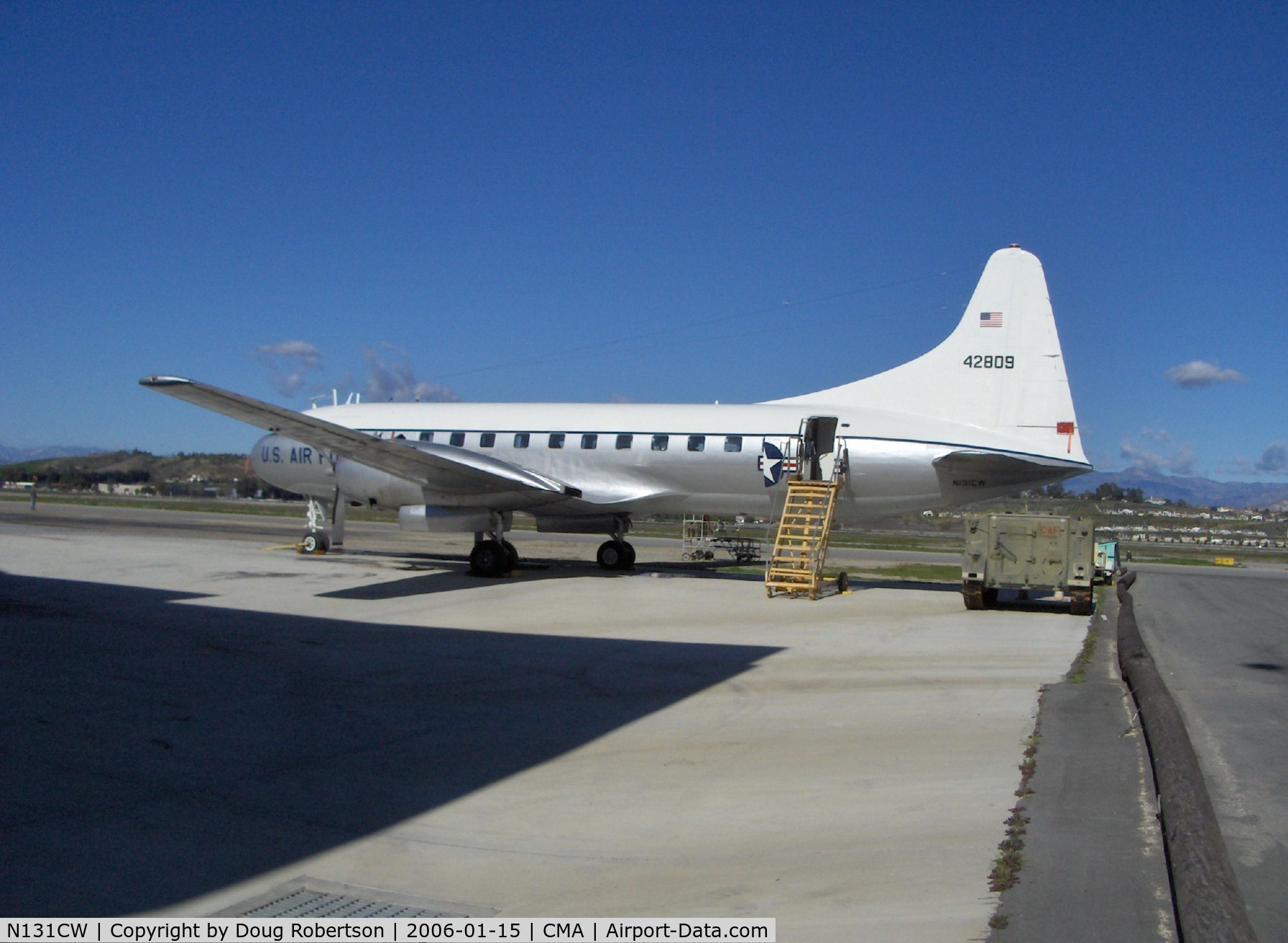N131CW, 1954 Convair C-131D Samaritan C/N 205, 1954 Convair CV-340-67 as 2004 Convair C-131D 'SAMARITAN', 2 2,500 Hp P&W R-2800-103W radials, Exp. class
