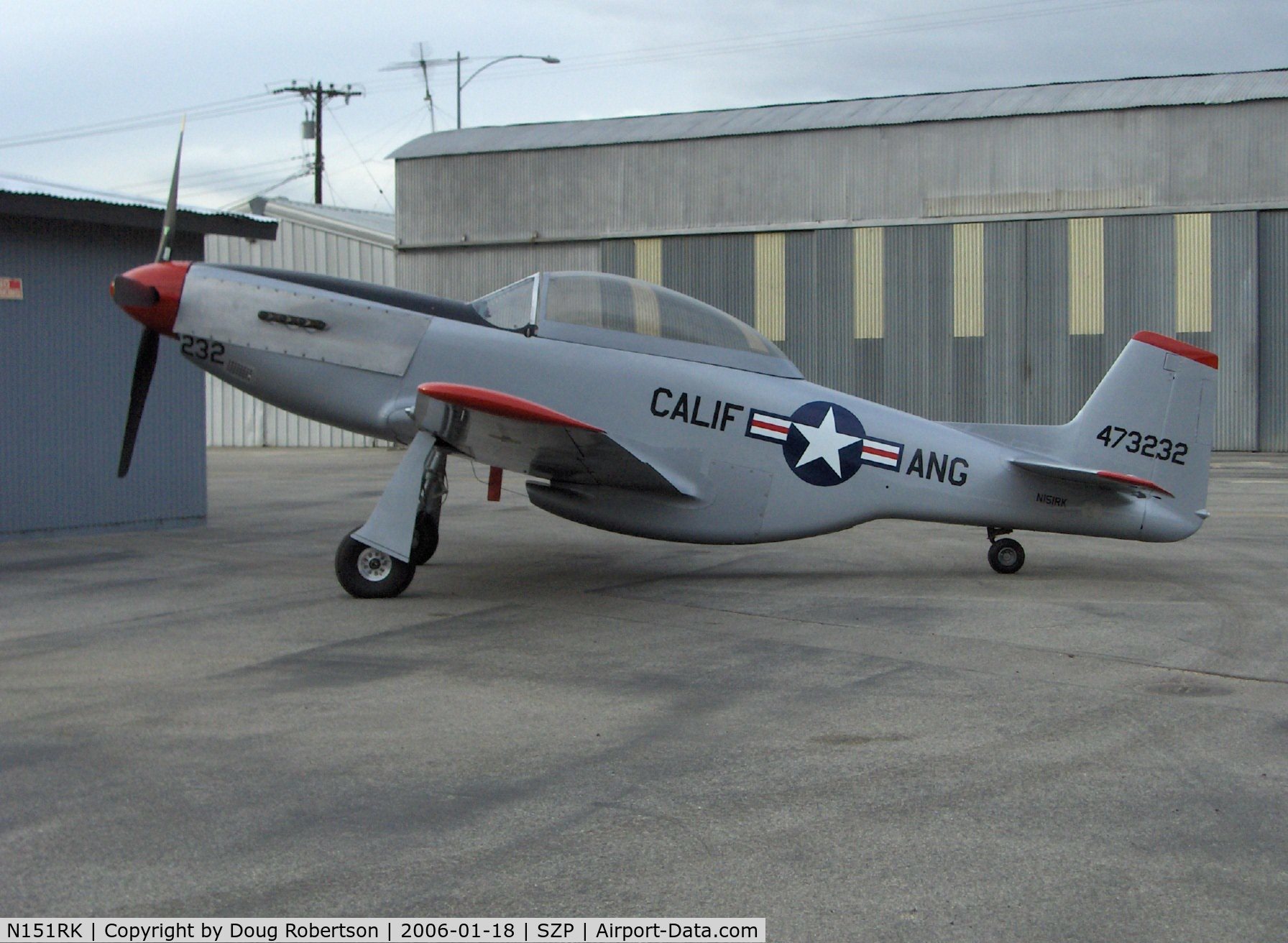 N151RK, 1998 North American TF-51 Replica C/N 060, 1998 OLIVER TF-51 two place, LS6 Corvette engine 400 Hp