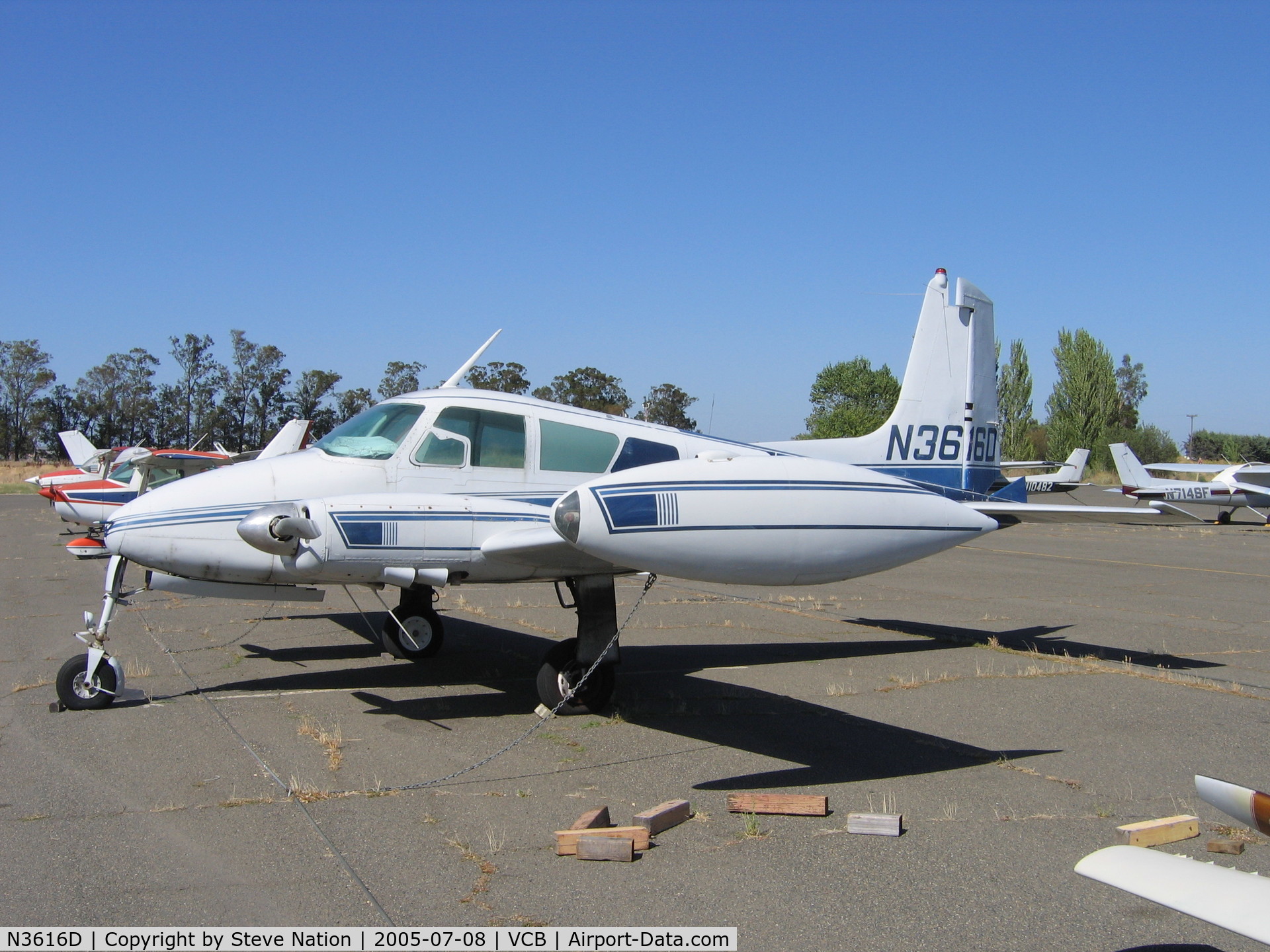 N3616D, 1956 Cessna 310 C/N 35316, 1956 Cessna 310 at Nut Tree Airport, Vacaville, CA