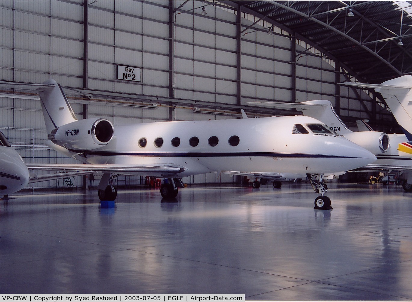 VP-CBW, 1989 Gulfstream Aerospace G-IV C/N 1096, GULFSTREAM IV