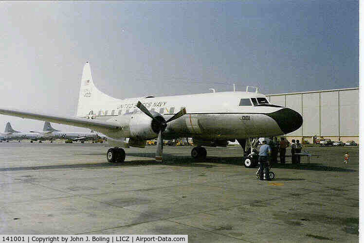 141001, 1955 Convair C-131F (R4Y-1) Samaritan C/N 284, C-131F aka Convair 340. Summer 1980