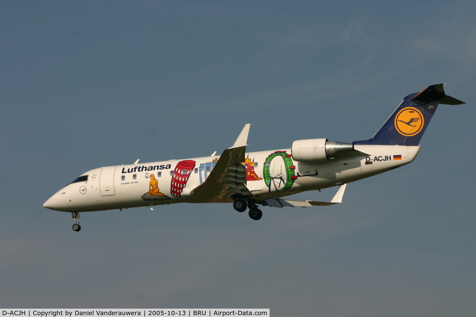 D-ACJH, 1998 Canadair CRJ-200LR (CL-600-2B19) C/N 7266, visit Europe