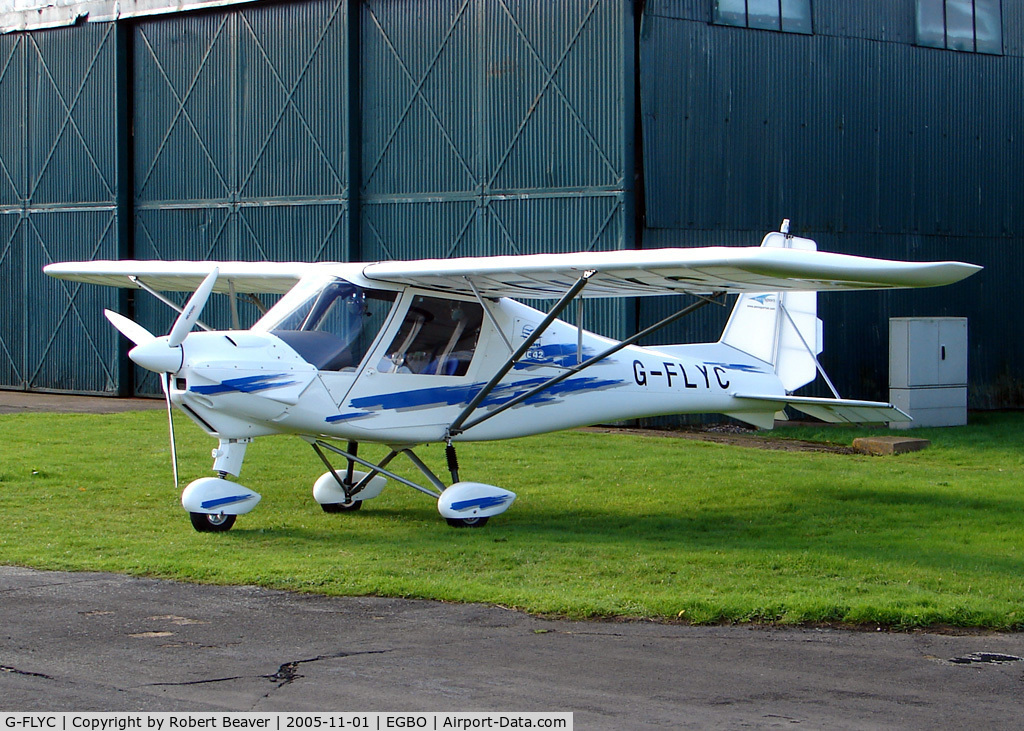 G-FLYC, 2005 Comco Ikarus C42 FB100 C/N 0503-6656, Ikarus C42 owned by Aerosport UK (Halfpenny Green)