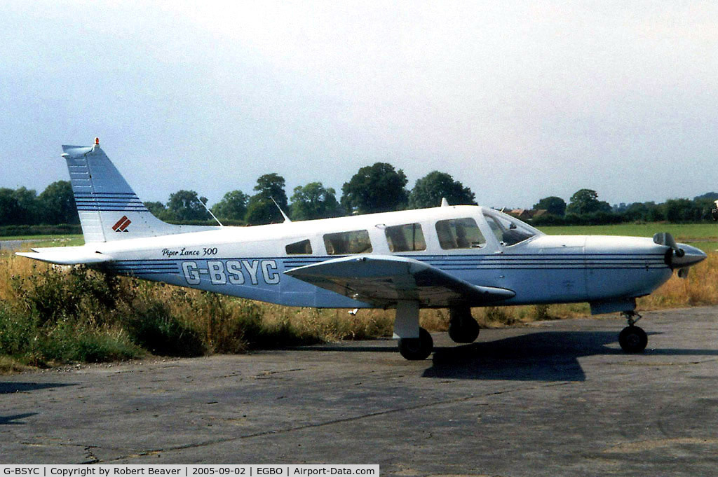 G-BSYC, 1977 Piper PA-32R-300 Cherokee Lance C/N 32R-7780159, Piper PA-32R 300 Lance