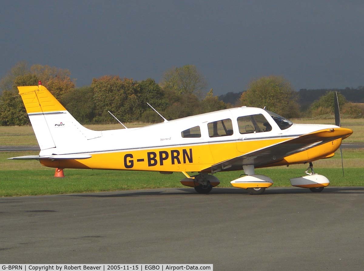 G-BPRN, 1980 Piper PA-28-161 Cherokee Warrior II C/N 28-8116109, Piper PA-28-161 Warrior II (Halfpenny Green)