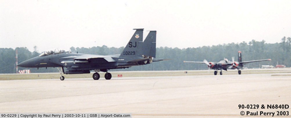 90-0229, 1990 McDonnell Douglas F-15E Strike Eagle C/N 1157/E131, The old and the new strikers.