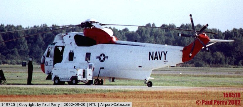 149725, Sikorsky UH-3H Sea King C/N 61140, The redoubtable Sea King, no longer in service in the US Navy fleet