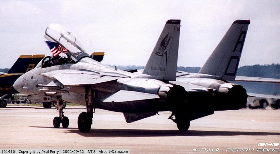 161416, Grumman F-14B Tomcat C/N 416, From the now disestablished VF-101 Grim Reapers