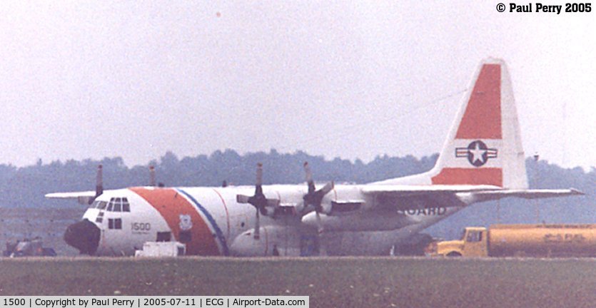 1500, 1973 Lockheed HC-130H Hercules C/N 382-4501, One of the many Hercules at Elizabeth City CGAS