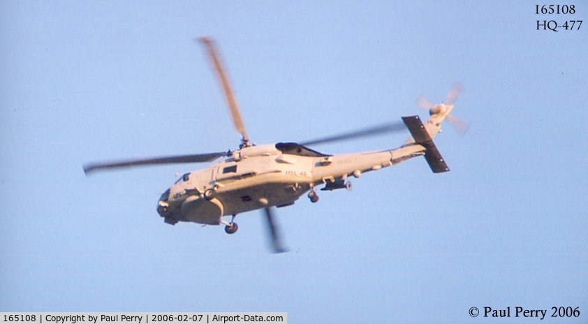 165108, Sikorsky SH-60B Seahawk C/N 70-2269, One of the three helo flight from HSL-46 to transit over Ahoskie NC recently