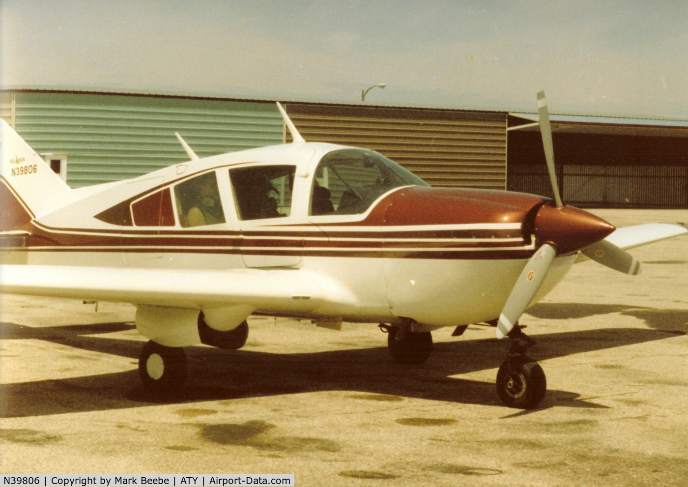 N39806, 1972 Bellanca 17-30A Viking C/N 73-30510, 39806 in Watertown SD early 1983. Clean and polished