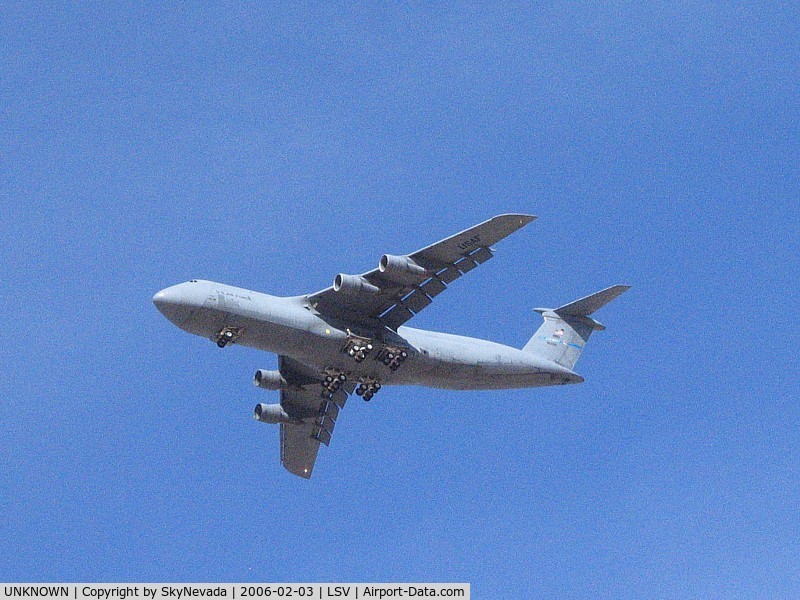 UNKNOWN, Miscellaneous Various C/N unknown, C5 Galaxy @ Nellis AFB returning from Red Flag