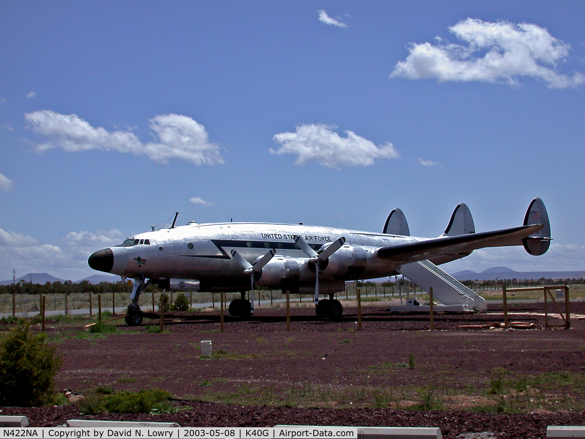 N422NA, 1948 Lockheed C-121A Constellation C/N 48-613 (2605), at the Planes of Fame Museum.