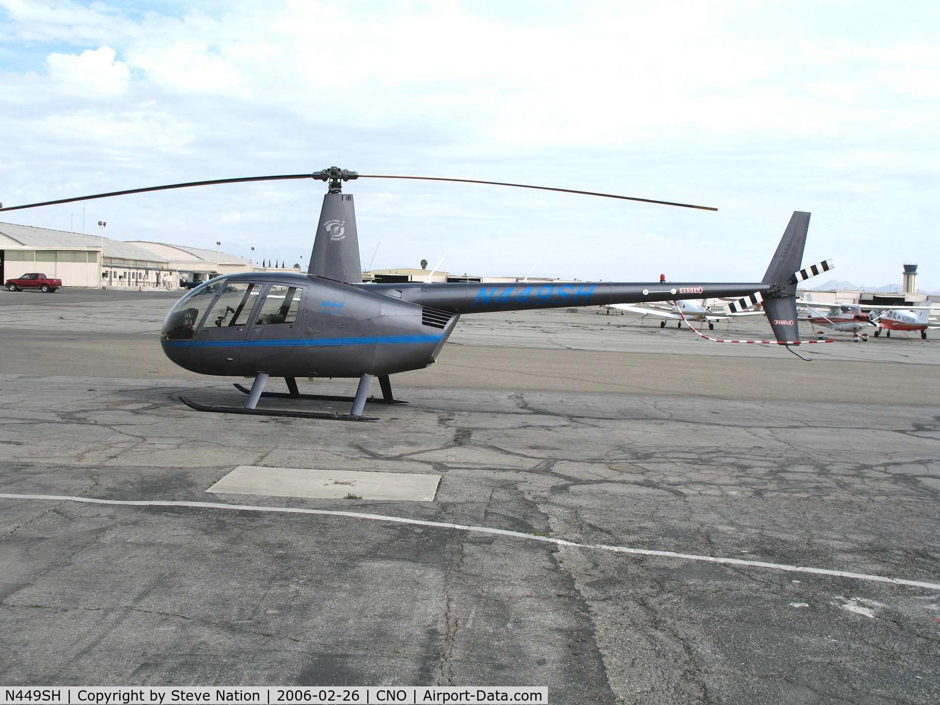 N449SH, 2005 Robinson R44 II C/N 10627, Silver State Helicopters 2005 Robinson R-44 II at Chino, CA